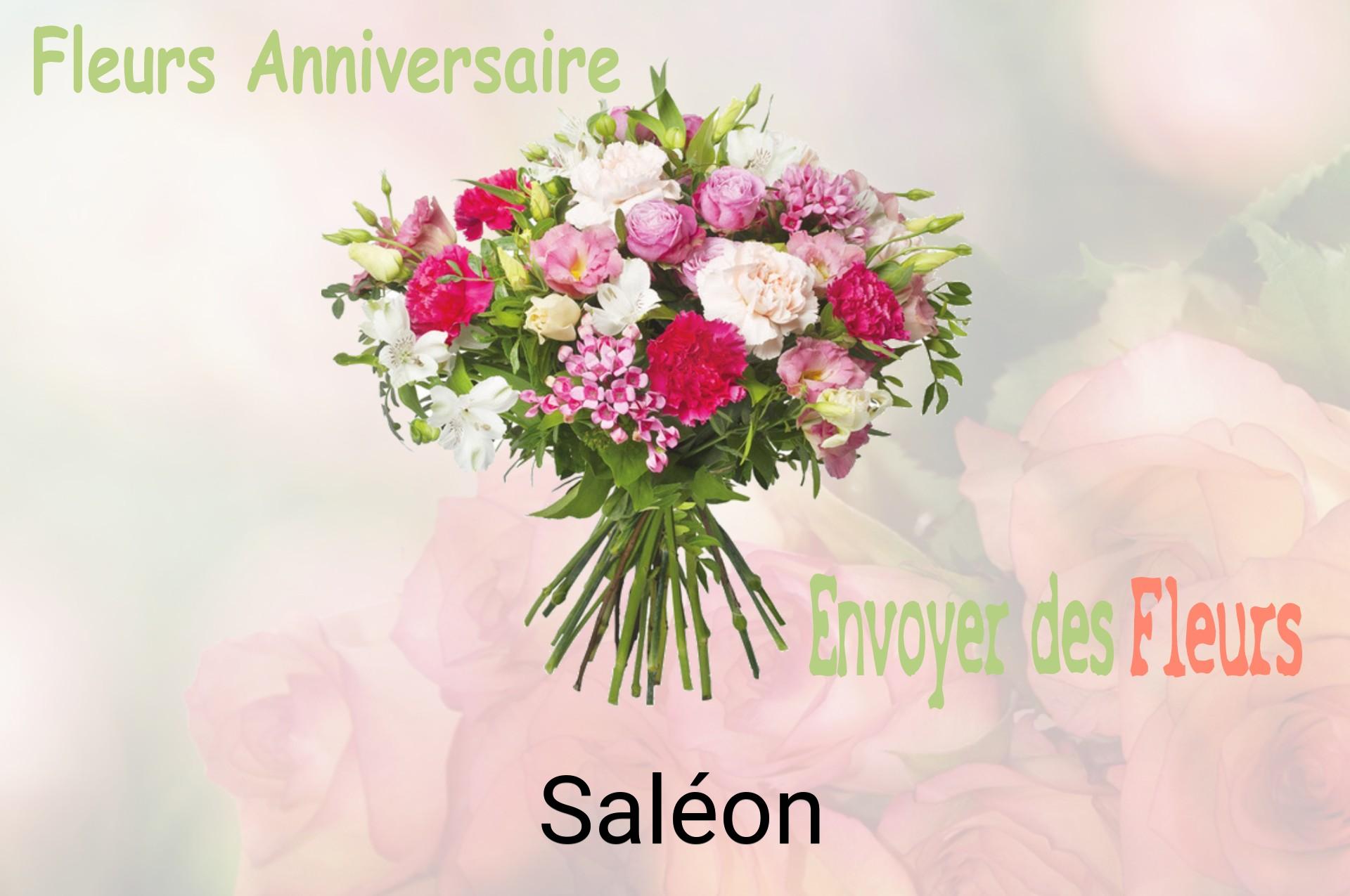 Bouquet de fleurs d’anniversaire livré à Saléon
